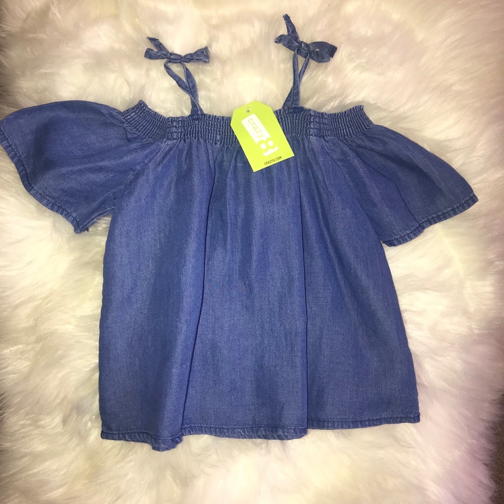 Denim Chambray Top